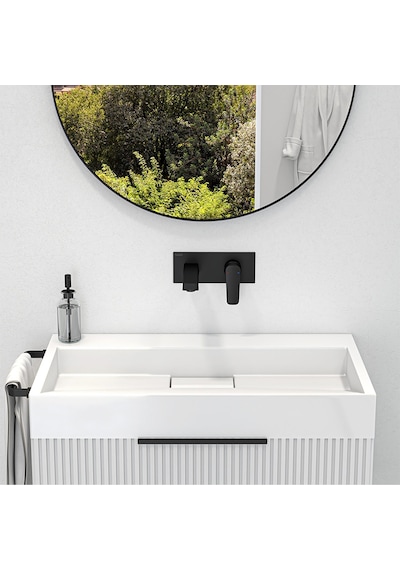 Quasar Pro Ank. Lavabo Bataryası-siyah