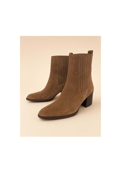 37brandshoes Süet Bot Bej Bej