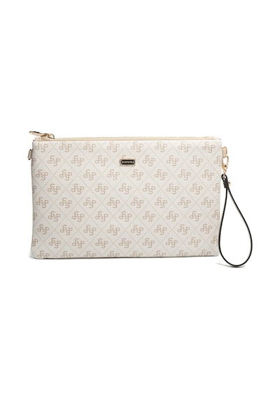 Silver Polo Sp1034 Kadın Portföy & Clutch Monogram Bej-kum Beji