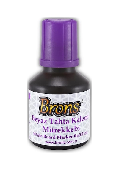 Mor Yazı Tahta Kalem Mürekkebi 30 ml 1 Adet Brons Tahta Kalemi Mürekkebi 1 Adet