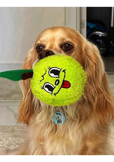 Havhav Haşarı Yeşil Elma Peluş Köpek Oyuncağı