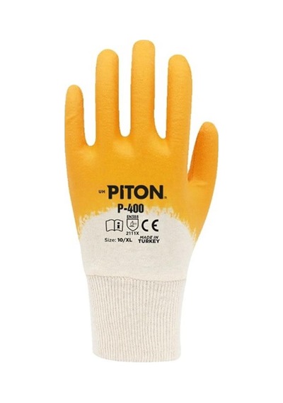 Piton P400 Gold Yarım Kaplı Nitril Eldiven