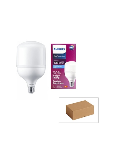Philips Trueforce 20w Mini Torch Led Ampul - E27, 6500k Beyaz, 2050 Lümen, Kod 064158 00- 6'li Paket Diğer