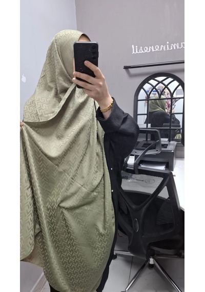 Aminenesil Modakaşmir Jakar Şal Çay Yeşili A.yeşil
