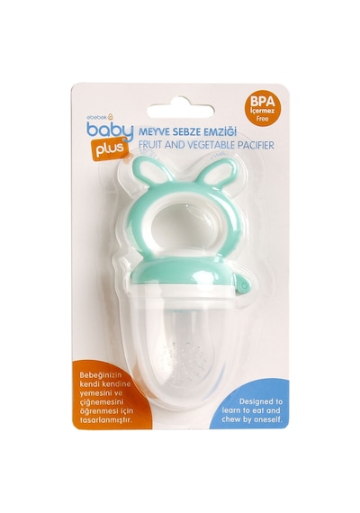 Baby Plus Silikon Meyve Sebze Emziği Yeşil