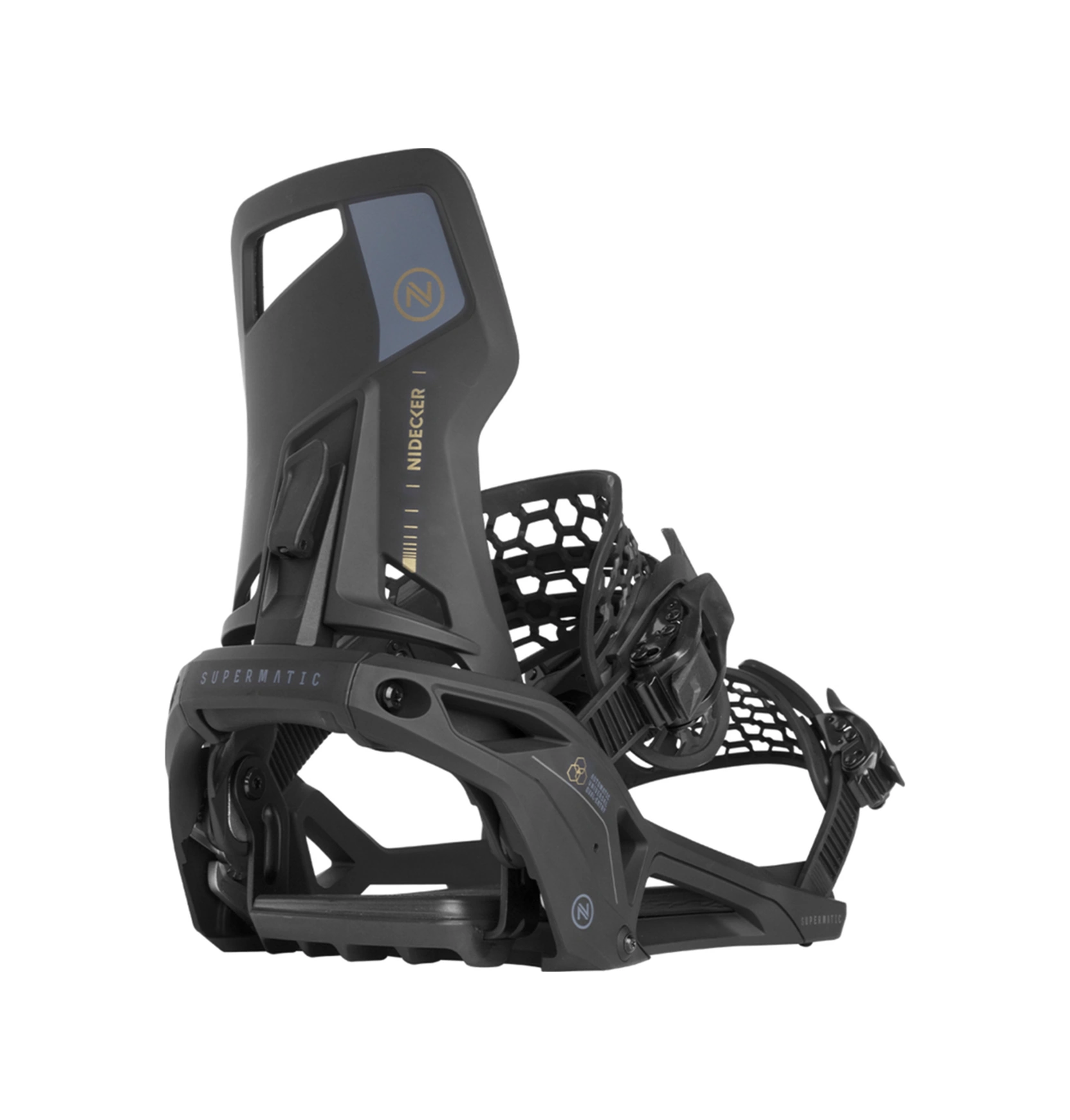 Nidecker Ni Decker Supermatic Unisex Siyah Snowboard Bağlaması 10011 Siyah
