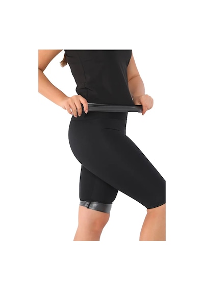 Enenstyle Fashıon Boutıque Termal Sauna Şort Atlet Takım Siyah
