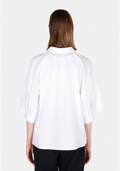 Colin's Colins Regular Fit Shirt Neck Düz Kadın Beyaz ¾ Kol Gömlek Cl1073336 Cl1073336 Q1.v1 Wht Beyaz