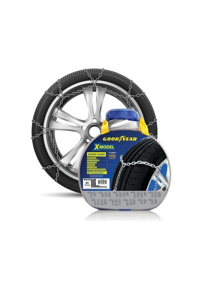 Goodyear Snap-on Ekstra Güçlü Kar Zinciri, 8 Cm 3,20 Mm Diğer