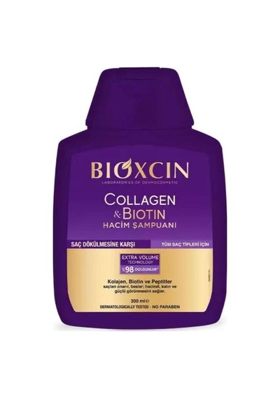 Bioxcin Collagen Biotin Ekstra Hacim Dolgunlaştırıcı Şampuan 300 ML