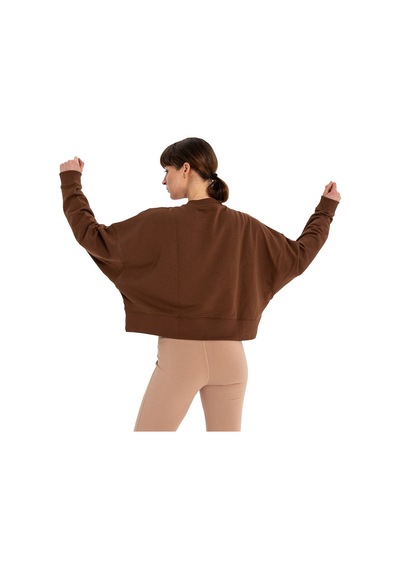 Inguz Oversize Sweatshirt Kahverengi