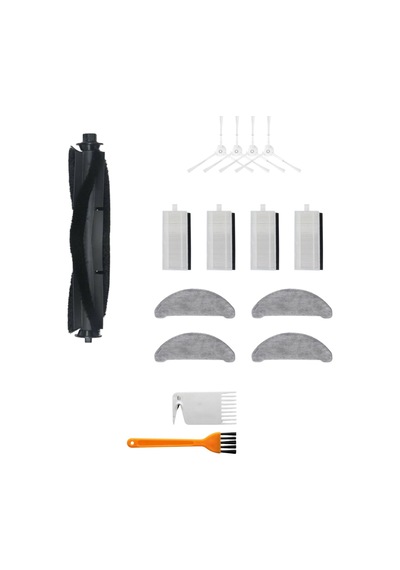 Asgard Grup Viomi S9-m7 Pro-m7 Max-m8 Pro İle Uyumlu 1 Ana Fırça, 4 Filtre, 4 Beyaz Yan Fırça, 4 Mop 2 Tarak Pkt-asgs000180