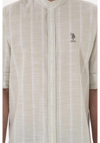 U.S. Polo Assn. Erkek Hakim Yaka Açık Haki Gömlek 50306392-VR183