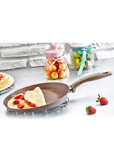 Saflon Sf5428gr Granit Line Kahverengi Krep Tavası 28 CM