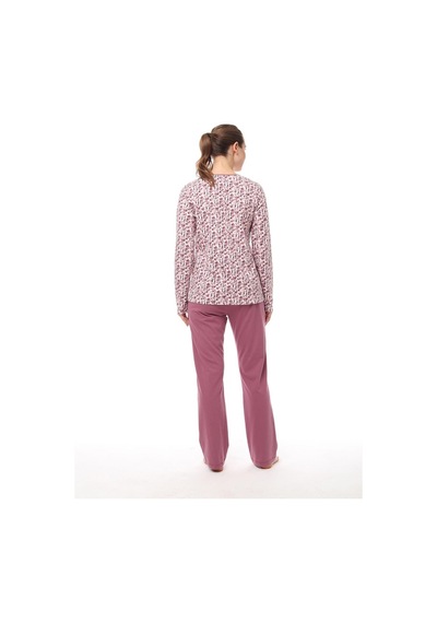 Pijadore 1547 Uzun Kollu Kadın Pijama Takım 001