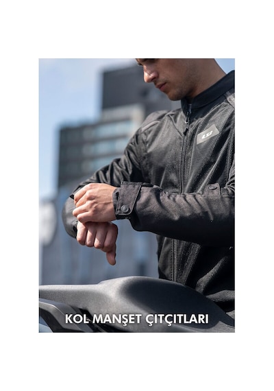 Ls2 Breeze Yazlık Fileli Mont Siyah-kırmızı