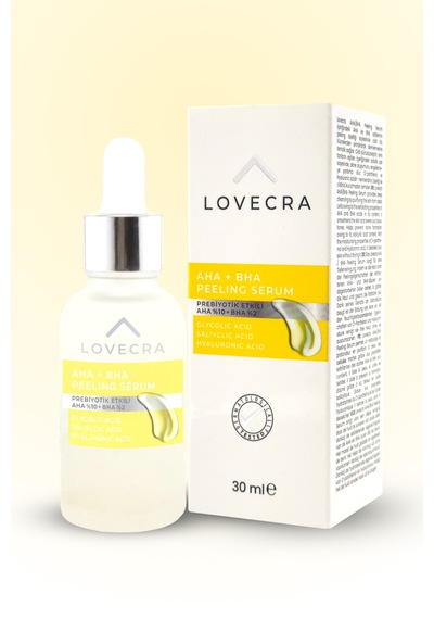 Aha/bha Peeling Serum Glycolic Acid Salicylic Acid Hyaluronic Acid Derin Cilt Bakım Serumu 30 Ml