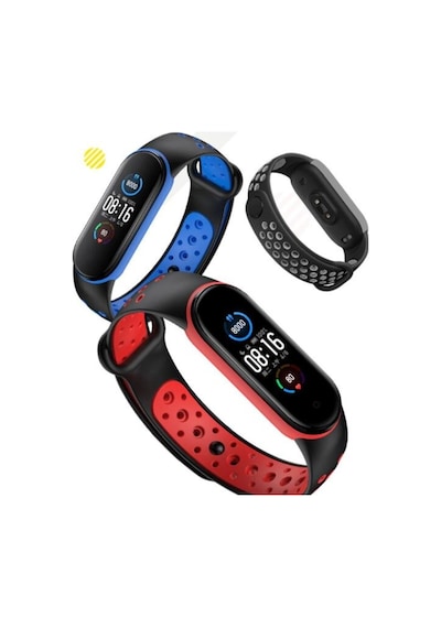 Xiaomi Mi Band 5 / 6 Kordon Nike Spor Delikli Kordon