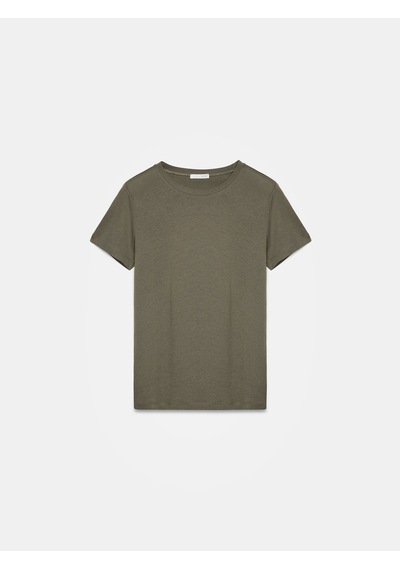 Dilvin 32852 Basic T-shirt-haki