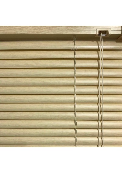 Pvc Jaluzi 25 Mm 90X200 Cm Ölçülerinde Ahşap Desenli Kahverengi