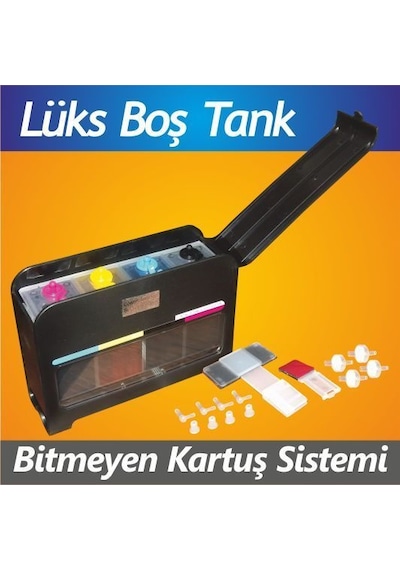Canon Uyumlu Lüx Bitmeyen Kartuş Tankı - Boş Set
