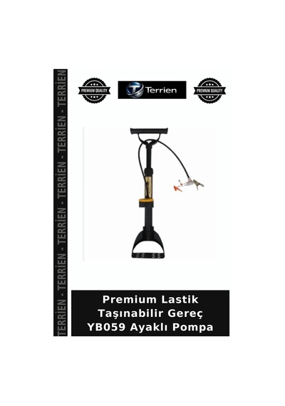 Premium Lastik Taşınabilir Gereç Yb059 Ayaklı Pompa