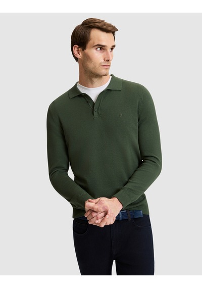 Pierre Cardin Koyu Haki Slim Fit Basic Kazak 50331477-vr111