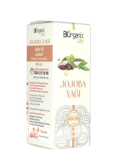 Biorganix Life Jojoba Yağı 20 ML