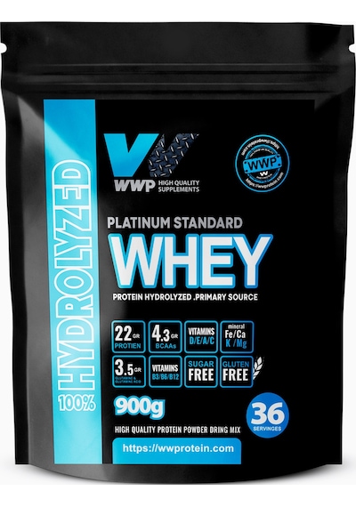Wwp Platinum Standard Whey Protein Hydrolyzed Tozu 900g Çikolata Aromalı. Çikolata