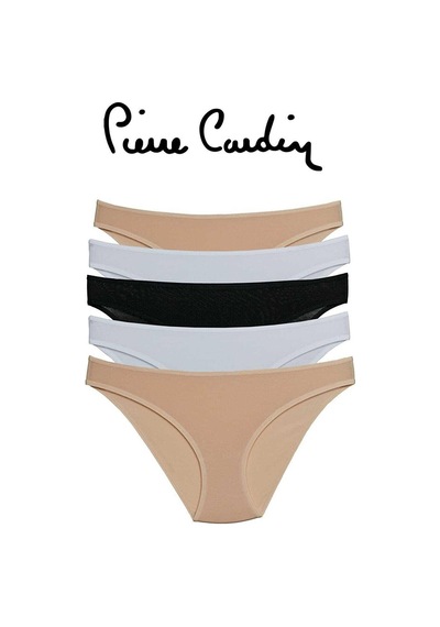 Pierre Cardin Kadın Karışık Renkli Basic Brief 5'li Paket Külot Çok Renkli
