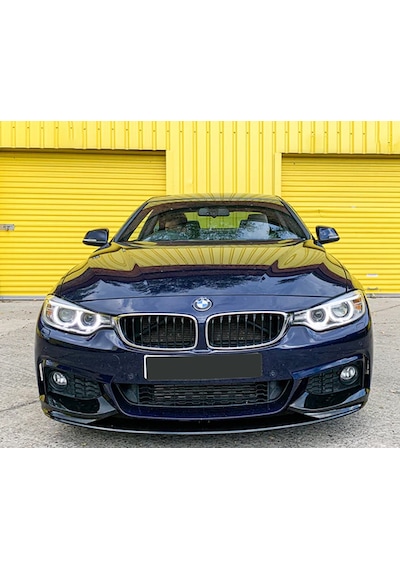 Bmw F32 M Technic Ön Lip Parlak Siyah Plastik Ön Ek Karlık 2014 Ve Üzeri Karlık+bodykit+ek