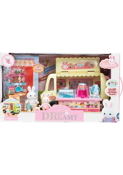 Bay Dreamy Mini Tavşan- Dondurma Karavanı Oyun Set