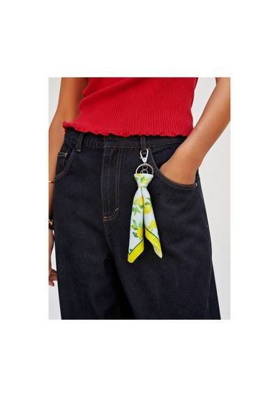 Tarzınıseç Limon Desenli Anahtarlık Charm