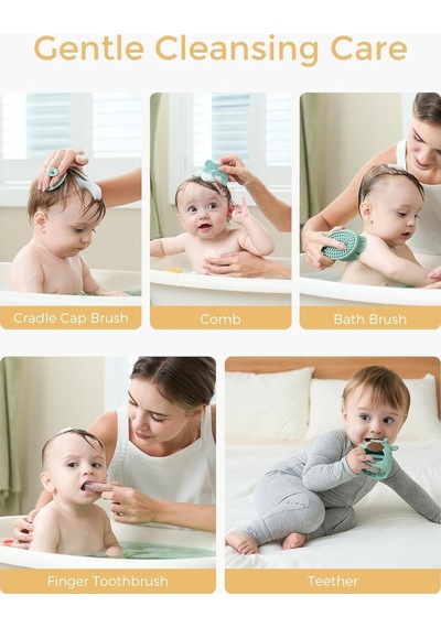 Momcozy Elite Bebek Seti, Premium Bebek Bakım & Sağlık Kit, 10'u 1 Arada Set Bebek Bakım Seti Çok Renkli