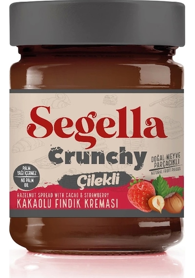 Segella Çilekli Meyve Parçacıklı Kakaolu Fındık Kreması 350 G