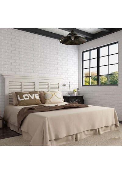Kendinden Yapışkanlı Sünger Beyaz Tuğla 70 X 77 CM 6 Adet (532416092)