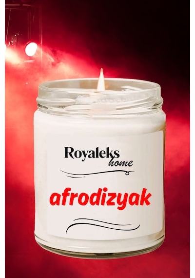 Doğal Özel Seri Kokulu Dekoratif Kavanoz Mum 210 Cc - Afrodizyak - Ryl Çok Renkli