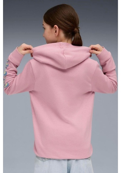 Puma Tweenerverse Hoodie-poised Pink Sweatshirt-pembe-2047 Pembe
