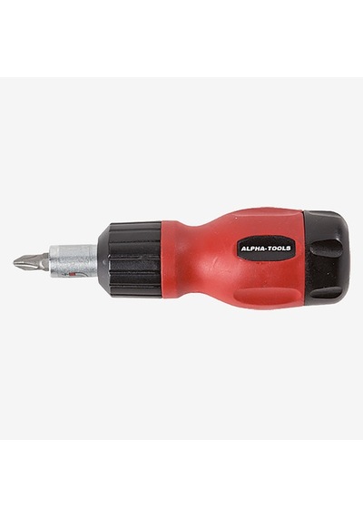 Alpha Tools 6 Bits Uçlu Mini Cırcır Tornavida