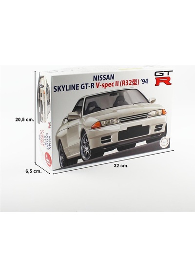 Fujimi Id-47 04657 1/24 Ölçek, Nissan R32 Gt-r V-spec Iı 1994, Otomobil Plastik Model Kiti