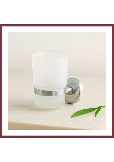 Storeşahin Plastik Bardak Diş Fırçalık Krom Askılık, Vidalı Montaj Shn0720