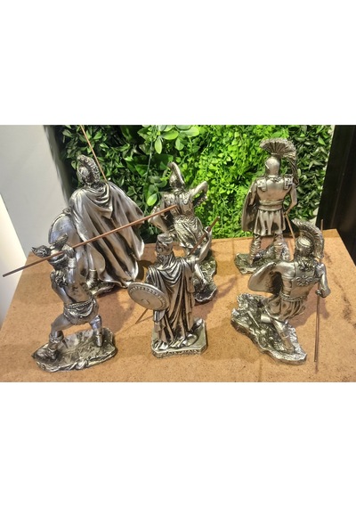 6'lı Antik Roma Savaşçılar Lejyoner Biblo Dekoratif Objeler