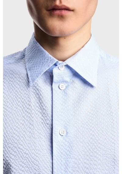 Emporio Armani Erkek Gömlek Em000099 Te14192 U9333 Mavi Mavi
