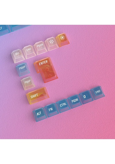 Nebula Bulutu Keycaps Renkli Sisli Mekanik Rgb Klavye Tuş Takımı