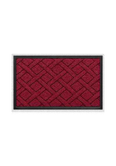 Dış Kapı Balkon Banyo Mutfak Paspası Dijital Baskı 40 X 60 Cm Bordo1 - 931371538 Bordo1