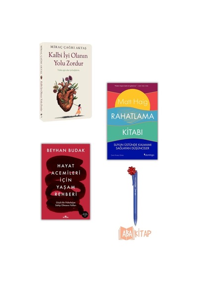 1.kalbi İyi Olanın Yolu Zordur 2.rahatlama Kitabı 3.hayat Acemileri Için Yaşam Rehberi, Kalem Hediye