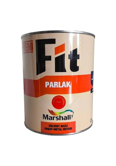 Marshall Fit Parlak Bayrak Kırmızı Yağlıboya 2,5 Lt Diğer