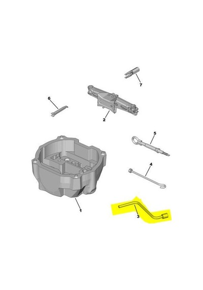 Citroen C5 Bijon Anahtari 2005-2009 671742 1.8, 1.6 Hdı, 2.0 Hdı