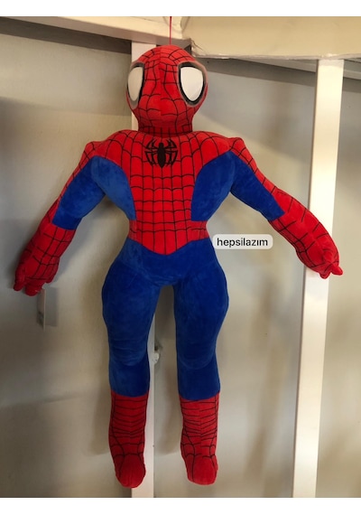 Uyku Oyun Arkadaşı Peluş Oyuncak Örümcek Adam 70cm Kırmızı