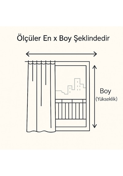 Gencer Home Balkon Perdesi Kuş Gözü Ölçü Seçenekli Düz Koyu Gri Gri